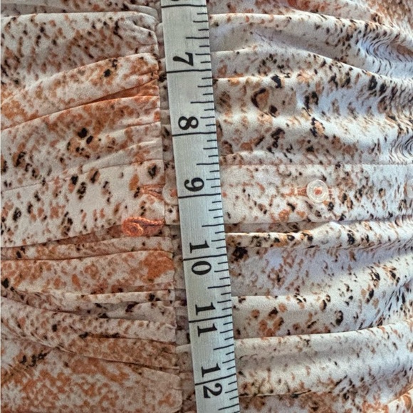 Calvin Klein Orange and Brown Casual Sundress with Dolman Sleeves - Picture 7 of 10